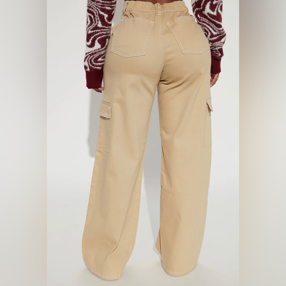 🤎fashion nova cargo pants🤎 - Picture 5 of 6